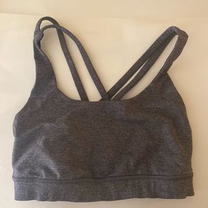 Lululemon Athletica, Energy Bra, Gray, Size 4